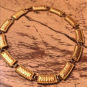 Vintage Carolee gold tone necklace
